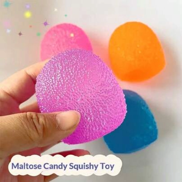 1pc/Random - Popular Nee-Doh Textured Cube Slow Rebound Candy Squeeze Toy, Moldable Malt Stress Ball Suitable For Teens & Adults, Super Hard Jelly-Like Squeezing Ball, Sensory Stimulation, Stress Relief, Perfect Birthday, Party & Holiday Gift! - Size Pink