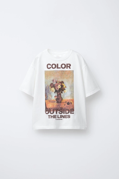 RAISED SQUARE PRINT T-SHIRT