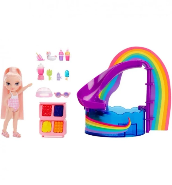 Rainbow High Littles Pool Day Playset