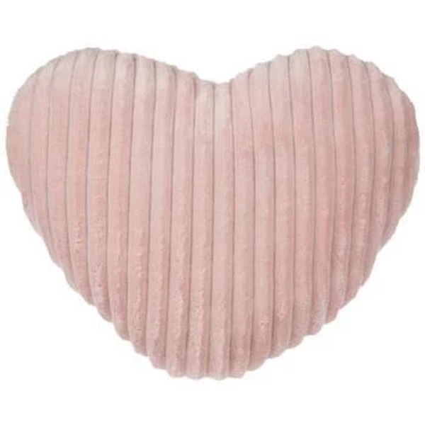 Channeled Pink Heart Pillow