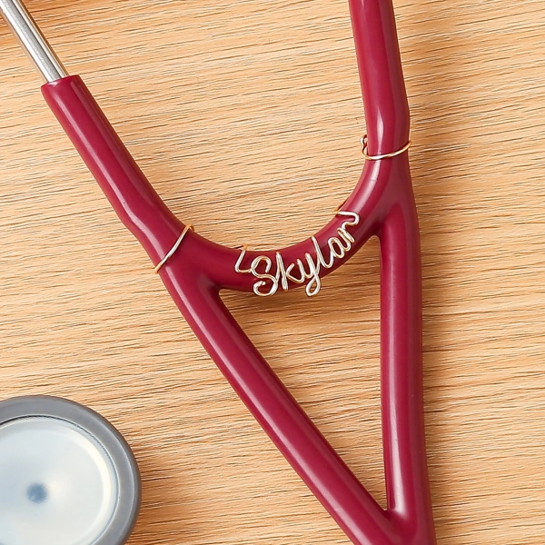 Stethoscope Name Tag Personalized, Custom Stethoscope Charm, Gifts for Nurse Doctor