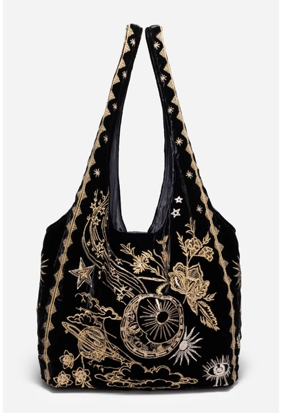 VELVET SLOUCHY TOTE | Johnny Was | Slouchy tote, Bags, Outfit accessories