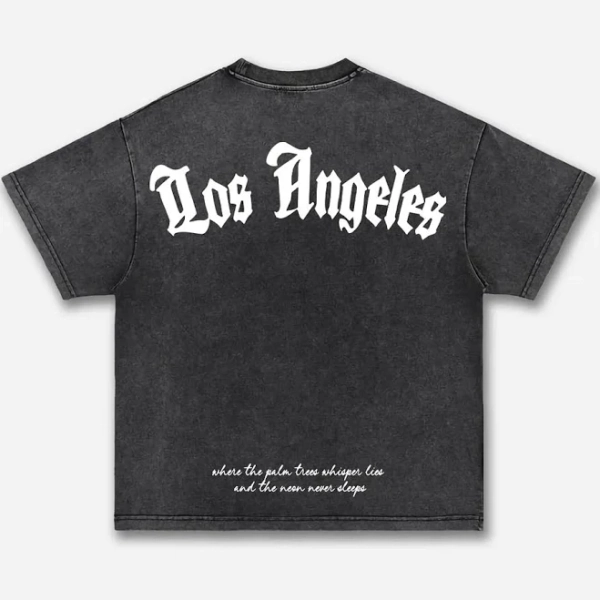 Los Angeles Graphic Acid Washed T-shirt