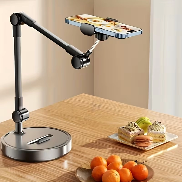 sturdy iron adjustable metal stand phones tablets elegant - Temu