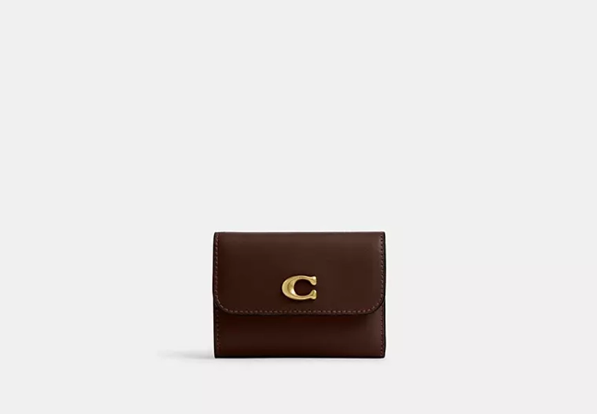 Brass/Maple Essential Card Holder Wallet