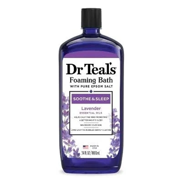 Dr Teal's Soothe & Sleep Lavender Foaming Bath with Pure Epsom Salt