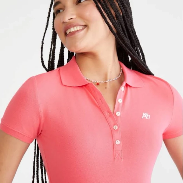 Aeropostale Women's Cotton Pique Polo