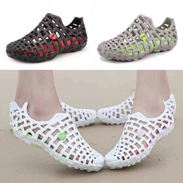 Breathable Mens Shoes Fashion Hollow Out Unisex Wading Shoes Flat Light Women Sandals Outdoor - AliExpress 322