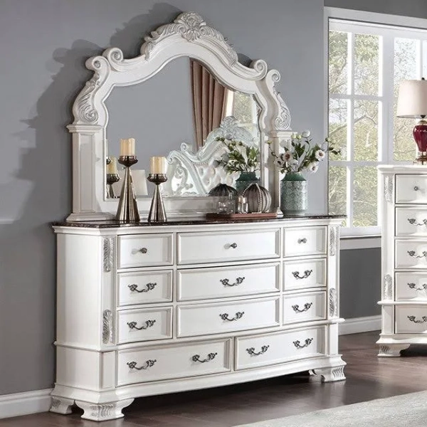 Furniture of America Esparanza Pearl White Dresser