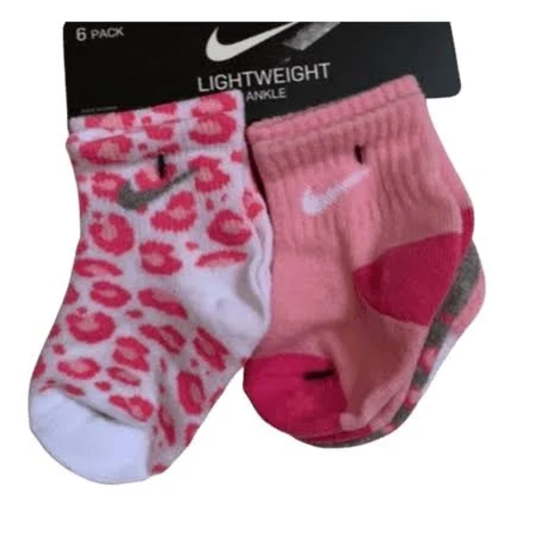Nike Girls' 6-Pack Lightweight Ankle Socks