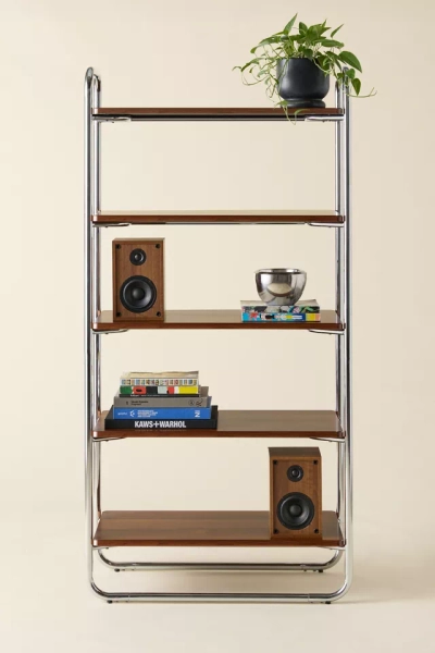 Boden Chrome 5-Tier Bookshelf
