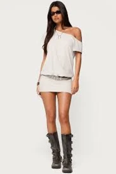 Edikted Women's Dorie Off-Shoulder Cutout Mini Dress