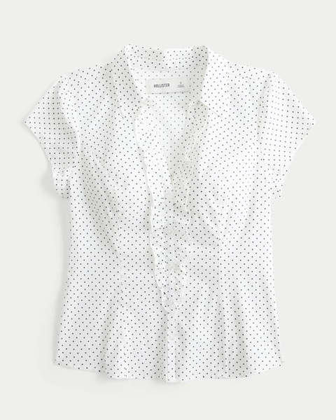 Short-Sleeve Tuxedo Shirt