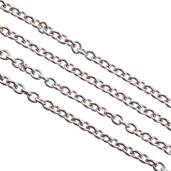 John Bead Stainless Steel Rolo Chain