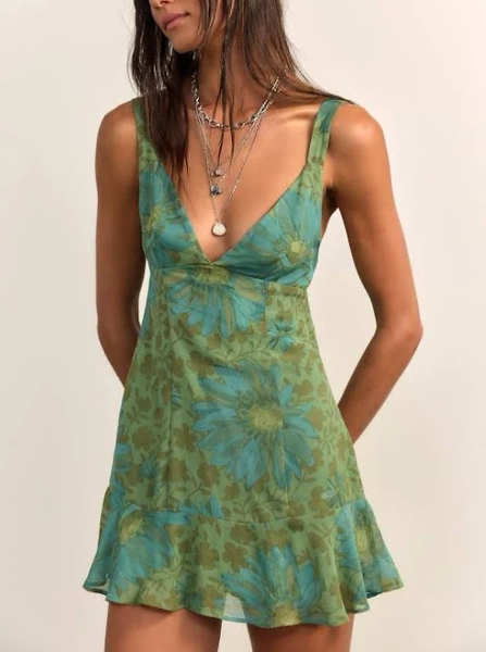 Free People Heat of The Moment Mini Dress