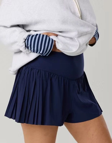 OFFLINE By Aerie Real Me Pleated Flowy Short