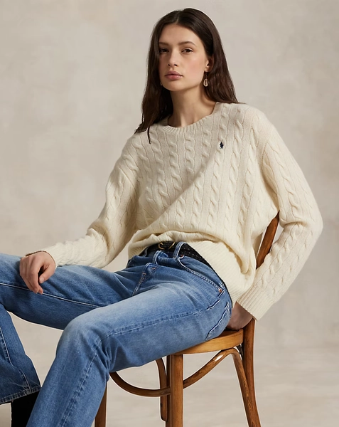 Featherweight Wool-Cashmere Sweater