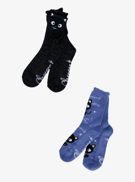 Chococat 3D Plush Cozy Slipper Socks 2 Pair