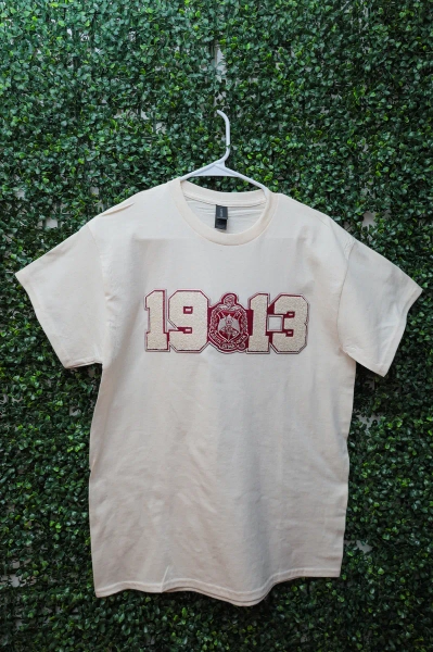1913 Cream T-Shirt (Size: XL)