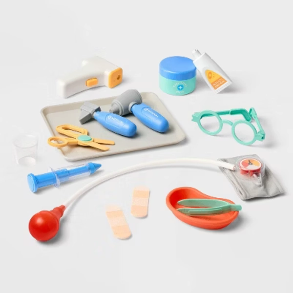 Doctor Play Set - Gigglescape™: Pretend Medical Accessories, 22 Pieces, Educational Creativity & Fine Motor Skills