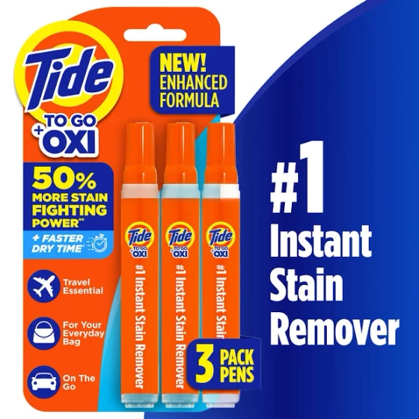 Tide To Go + Oxi Instant Stain Remover 10Ml 3's