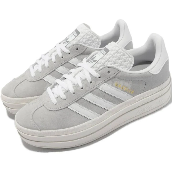 Adidas Originals Gazelle Bold W Grey White Women Casual Platform Shoes