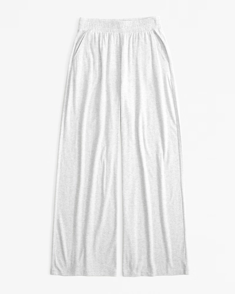Lounge Brushed Wide Leg Sweatpant