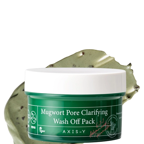 Axis-Y Mugwort Pore Clarifying Wash Off Pack 100ml | LOOKFANTASTIC