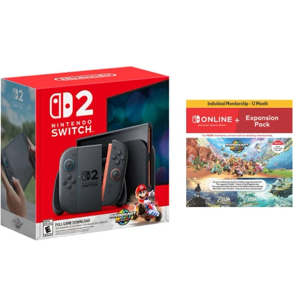 Nintendo Switch 2 + Mario Kart World Bundle