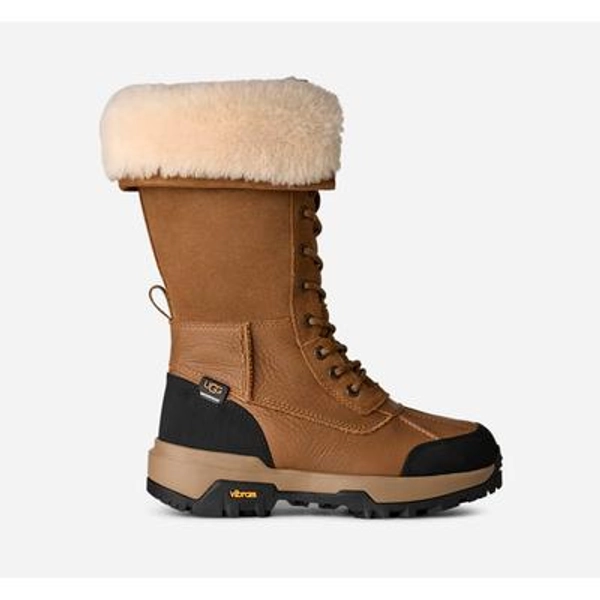 UGG® Women's Adirondack Boot Tall XXV Leather Boots in Chestnut, Size 12