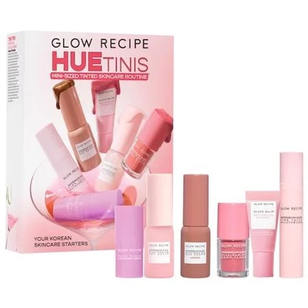 Glow Recipe HueTinis Mini Tinted Skincare Set