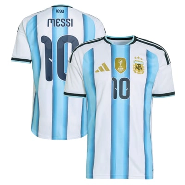 Men's Argentina National Team Lionel Messi adidas White FIFA x World Cup 2026 Home Authentic Jersey