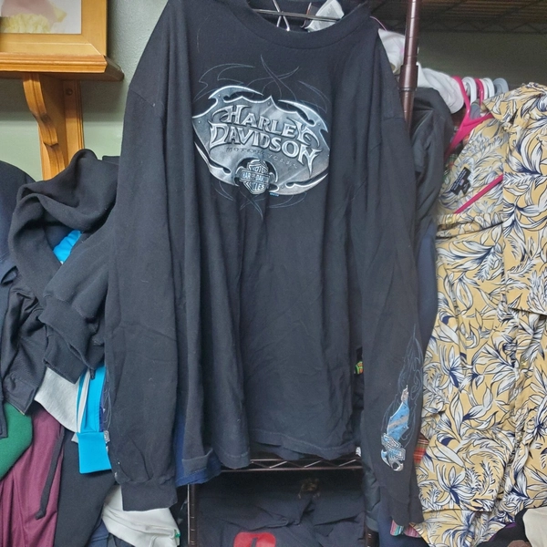 Vintage Y2K 2013 Harley Davidson Double Sided Long Sleeveshirt Mens XL 