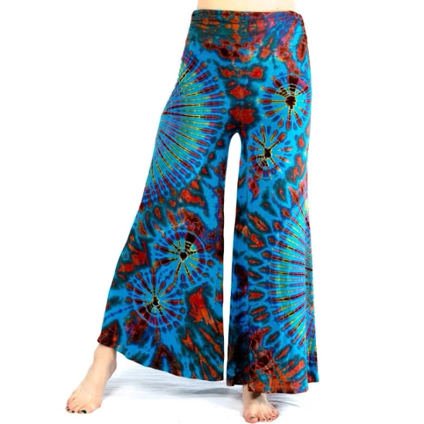 Women's Tie Dye Wide Leg Palazzo Pants