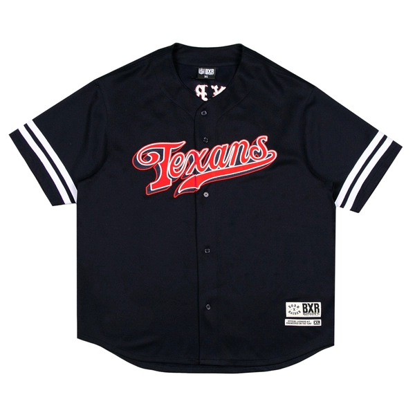 Unisex Houston Texans  Born x Raised Navy Baseball Fashion Jersey