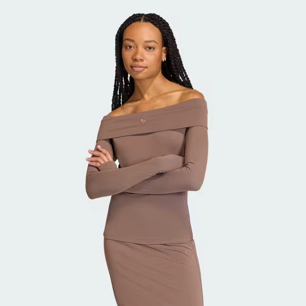OFF-SHOULDER LONG SLEEVE Top