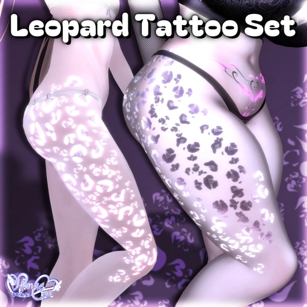 Leopard Tattoo Set