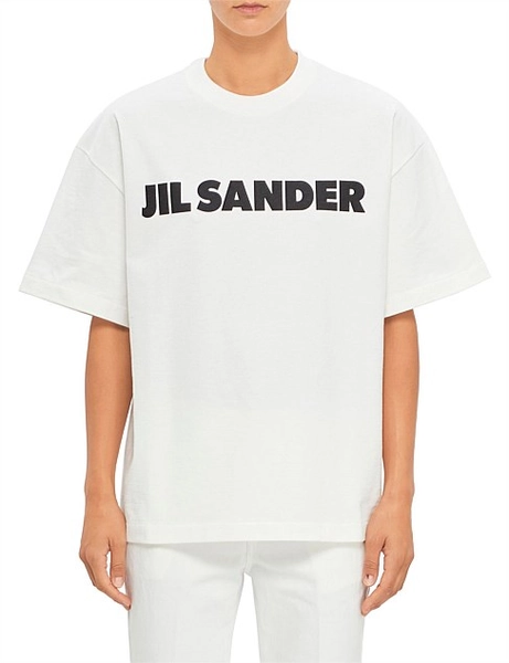 Jil Sander Bold Logo T-shirt Short Sleeve | David Jones
