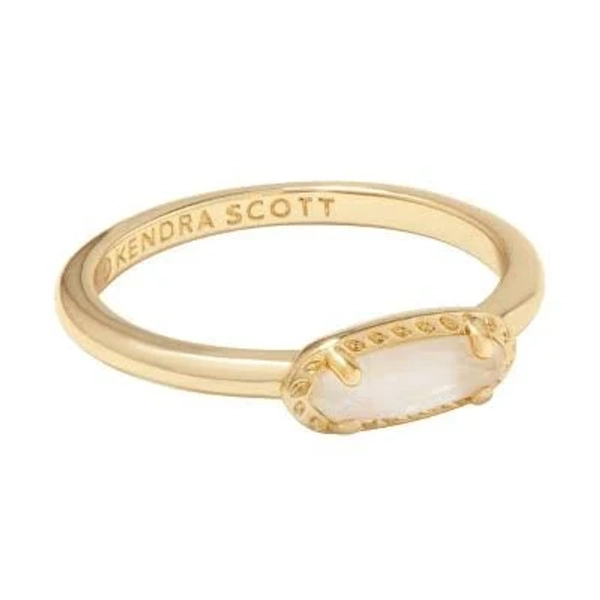 Kendra Scott Emma 14K Gold Over Brass Band Ring