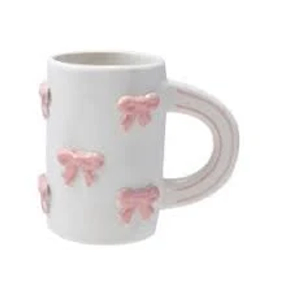 Pink Bow Mug All Over