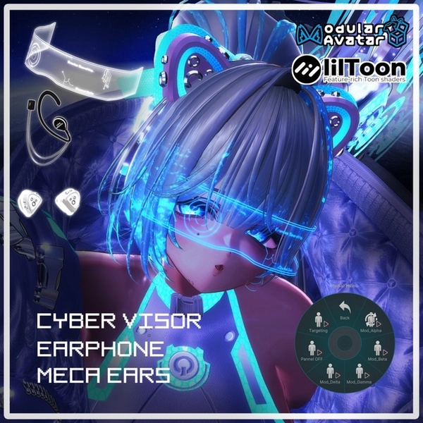 Cyber Visor, Earphone, Meca ears [+Lumina Update]