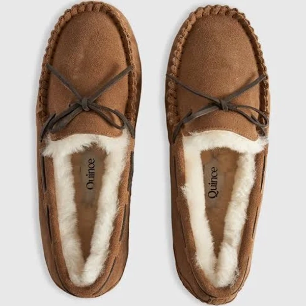 Quince Women's Australian Shearling Moccasin Slippers