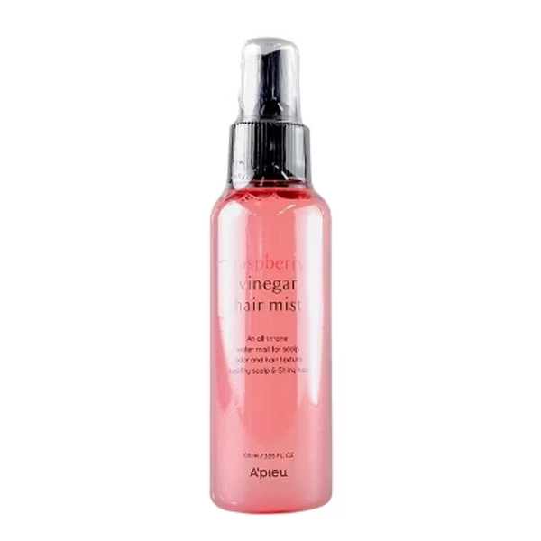 A'PIEU Raspberry Vinegar Hair Mist - 3.55 oz - Your Daily Refresh for Balanced Scalp and Brilliant Shine