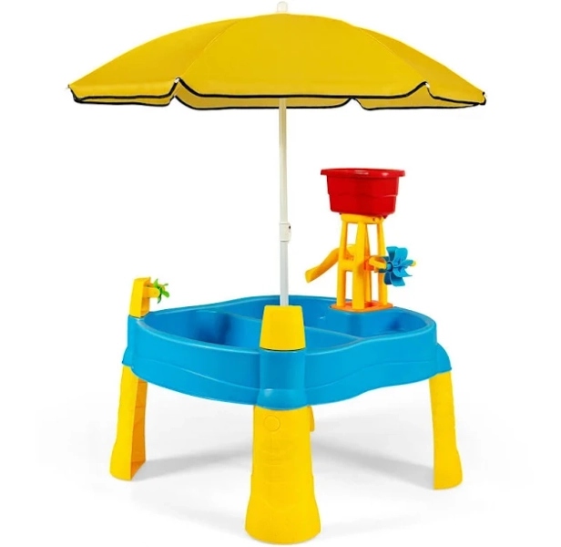 Costway Kids Sand and Water Table Activity Table Sandbox Accessory w/ - See Details - Multi - Water Tables