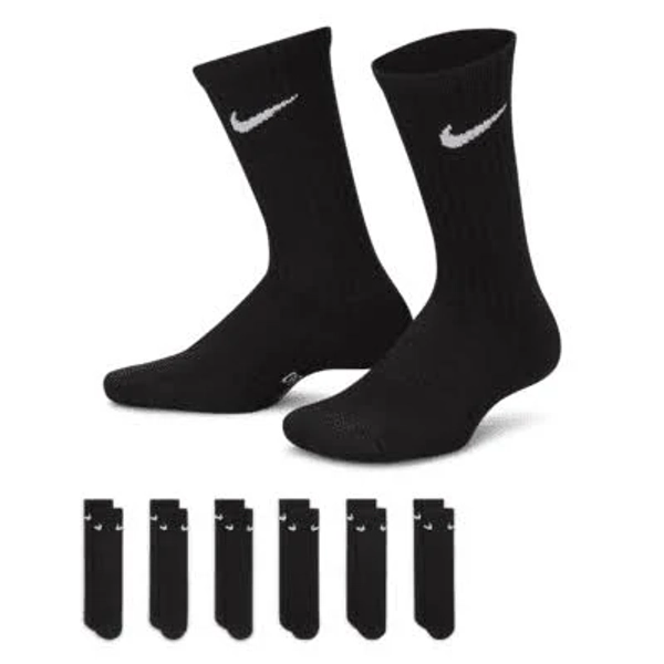 Nike 6 Pack Cushioned Crew Socks Boys'