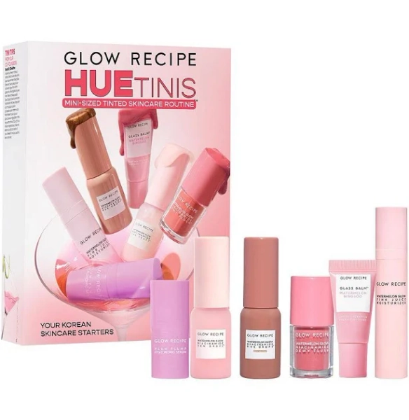 Glow Recipe HueTinis Mini Tinted Skincare Set