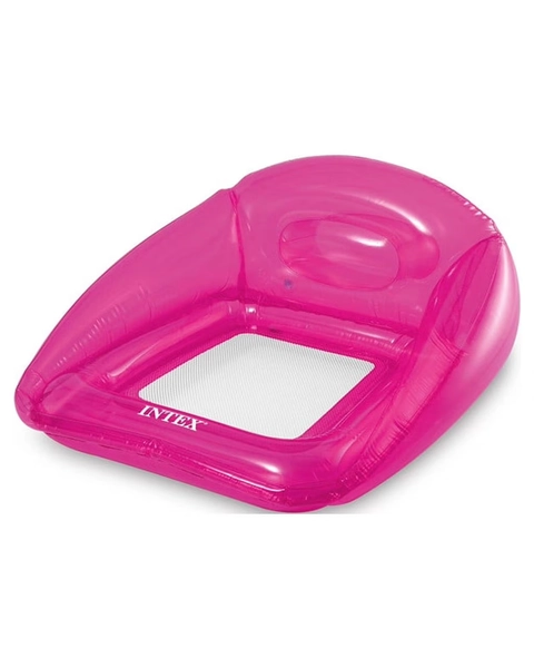 Intex Pink Transparent Lounge Float - Walmart.com