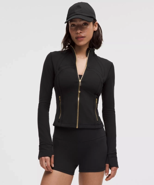 Define Cropped Jacket  - Black/Gold/Gold - 8