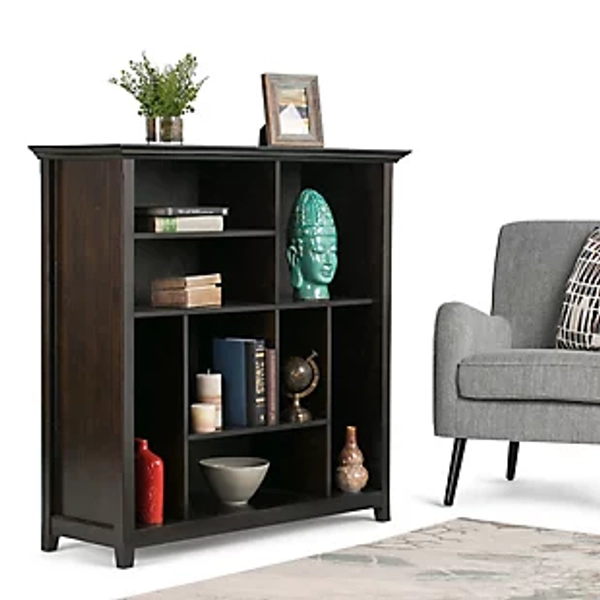 Simpli Home Amherst 44" Multi Cube Bookcase