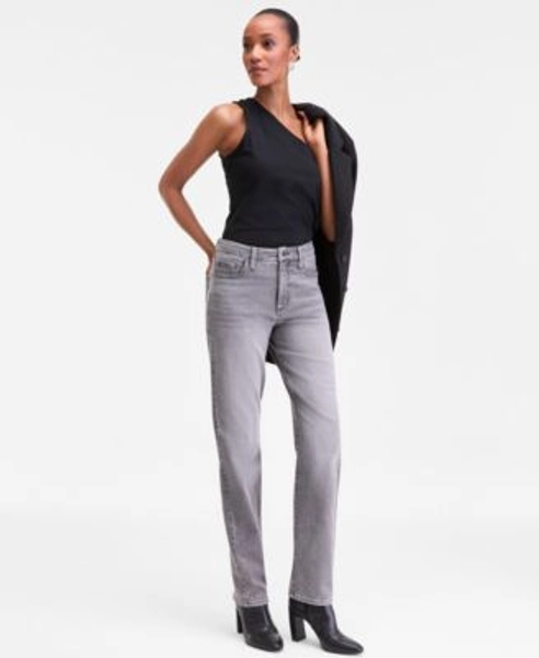 Women's High-Rise Straight-Leg Jeans, Macy's Exclusive 